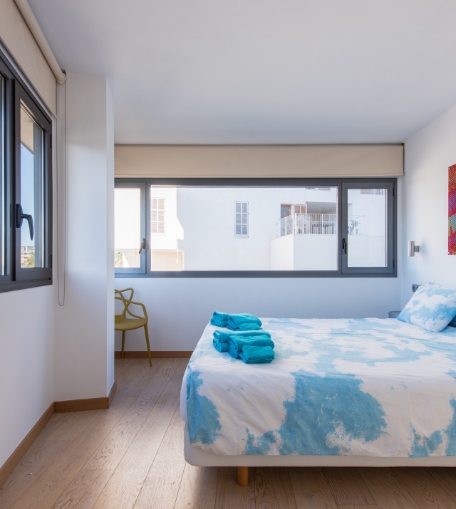 Resa Estates Ibiza for sale te koop apartment views Botafoch Talamanca bedroom 1 .jpg